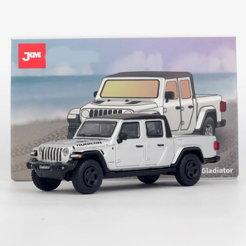 JKM Diecast 1/64 Schaal Wrangler Gladiator Pickup Legering Simulatie Auto Model Spot Eindproducten Hobby Collectie Geschenken