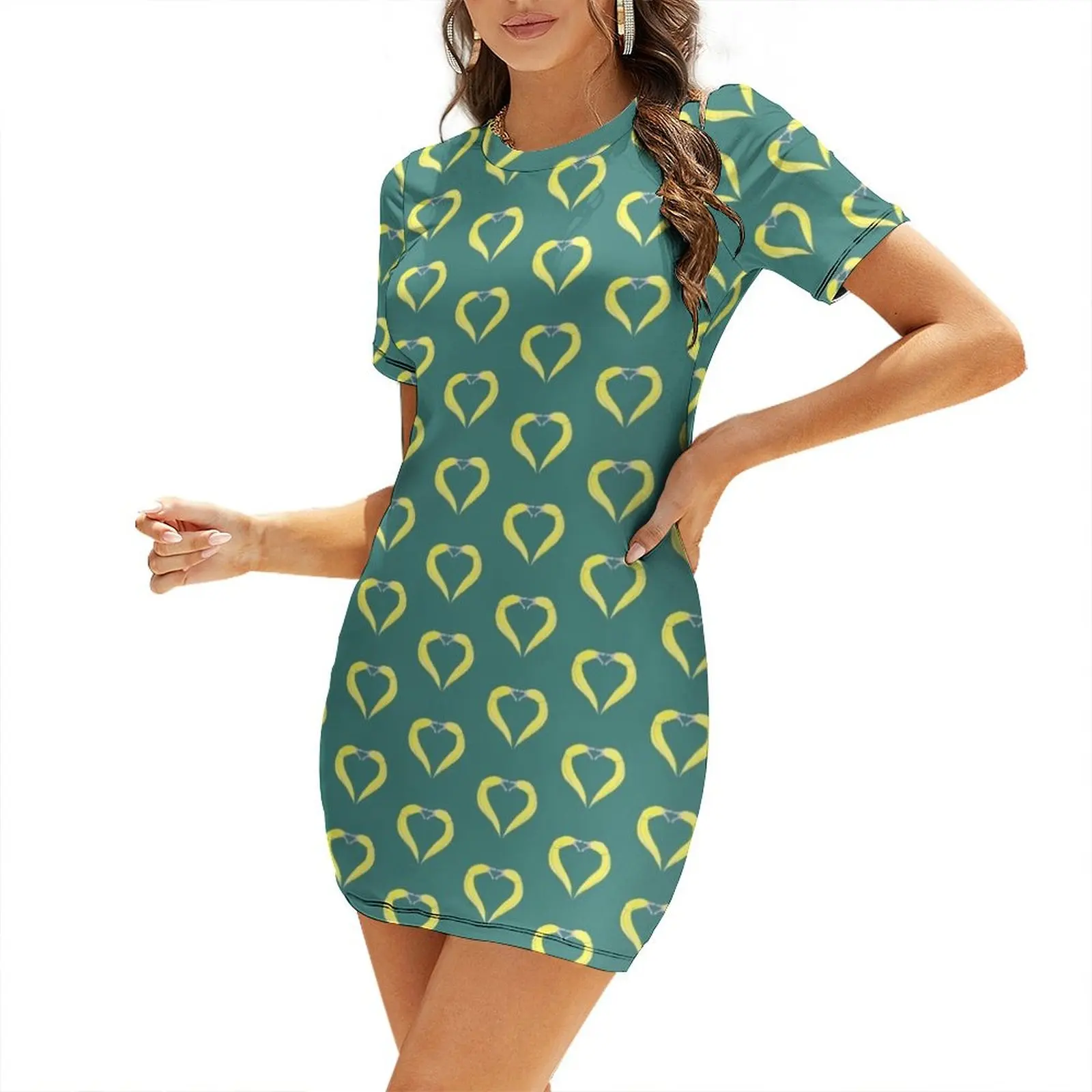 

I heart banana slugs Short-Sleeved Dress Prom gown dresses for women 2025 Bride dresses cute dress Dress