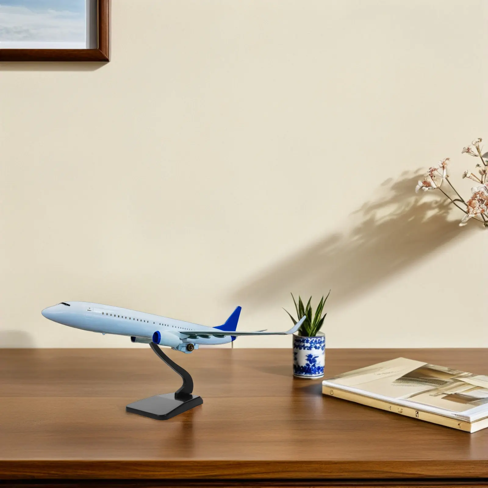 

Plastic Aircraft Display Stand 1:400 Scale Anti-Slip Base Plane Pedestal for Office Home Exhibition Aircraft Holder