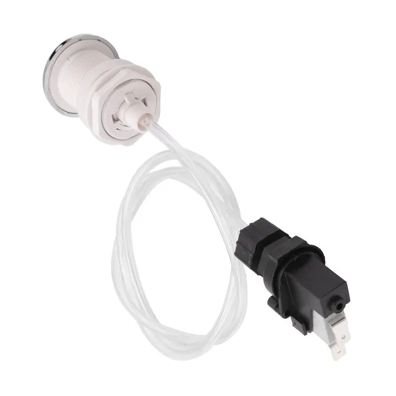 Premium-16A Bath Tub Spa Waste Button Air Switch Push Button Garbage Disposal Self-Lock Air Switch Push Button