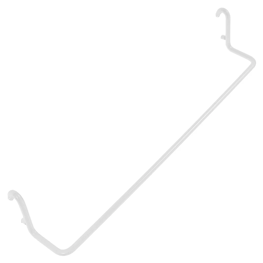 

Pegboard Dishcloth Holder Expandable White Paper Towel Rack Hooks for Workbench Storage Garage Accessories