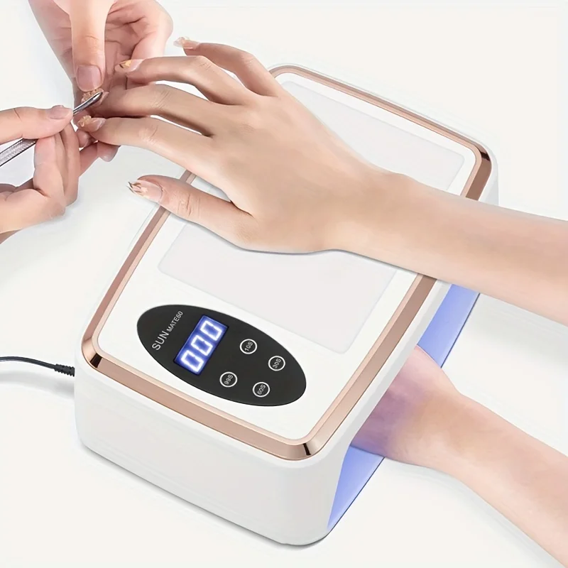 

90 LEDS Nail Dryer LED Nail Lamp UV Lamp for Curing All Gel Nail Polish Motion Sensing Manicure Pedicure Salon Tool Big Space