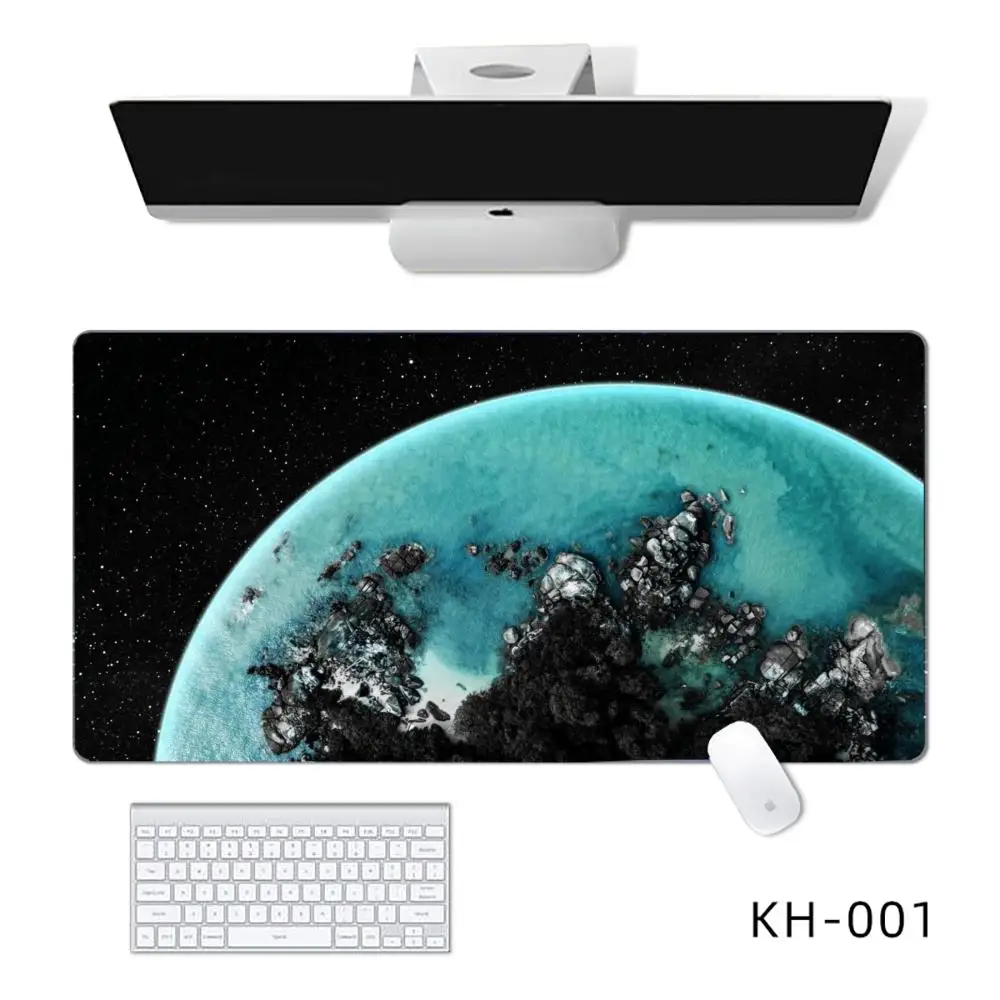 The most beautiful earth Mouse Pad Mouse Pads For Desk, Gaming Mouse Pad,  with Stitched Edges and Non-Slip Rubber Base