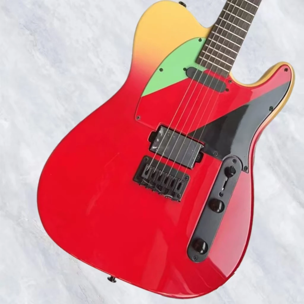 

Multi-color TL electric guitar, mahogany body, rosewood fretboard, black hardware, us warehouse