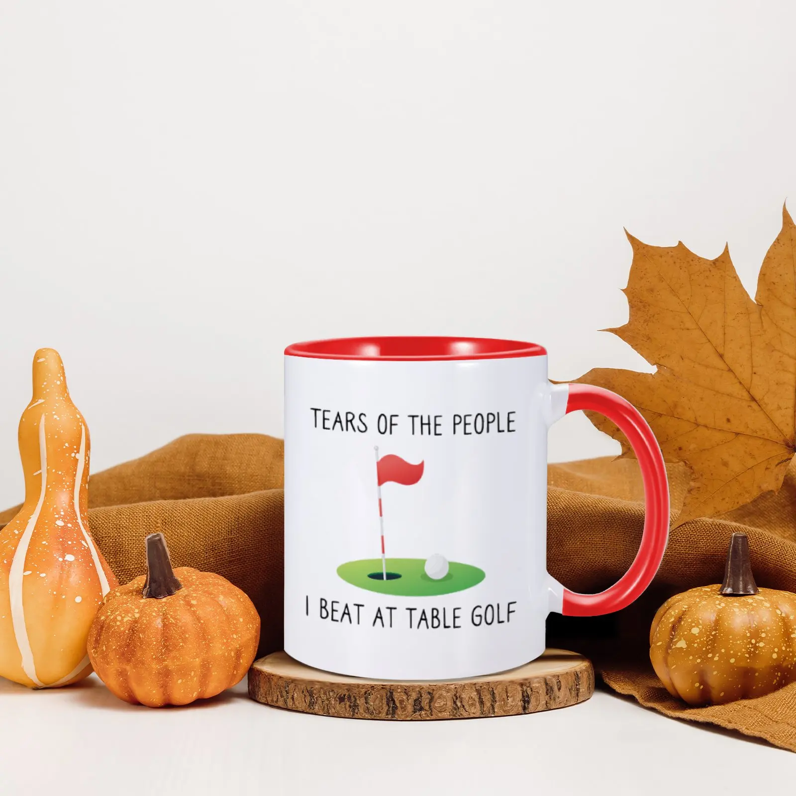 Tears Of The People I Beat At Golf Ceramic Mug 11oz Tea Cup Sport Gift for Golfer Funny Coffee Mug Golfer Cups Novelty Drinkware