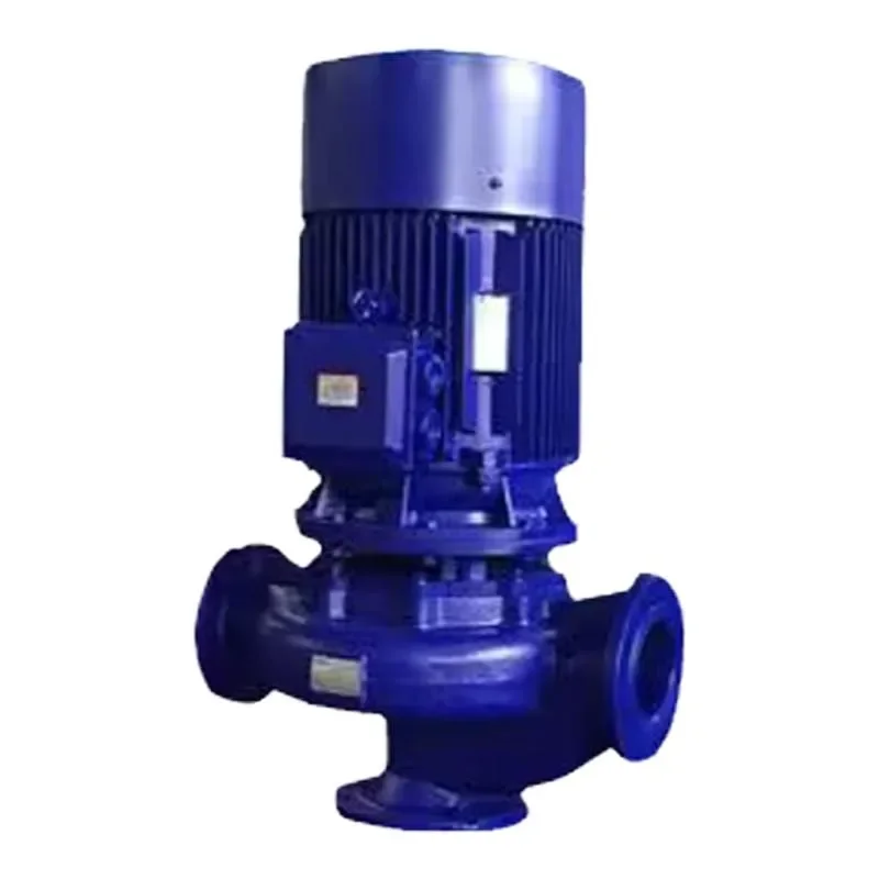 Pipeline pump 380V vertical sewage pump centrifugal, no blockage sewage, mud, pressurization