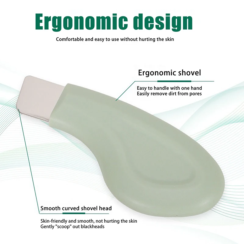 1 Stuks Diepe Schone Huid Spatel Professionele Comedondrukker Tool Gezicht Schraper Voor Mannen En Vrouwen Beauty Tool