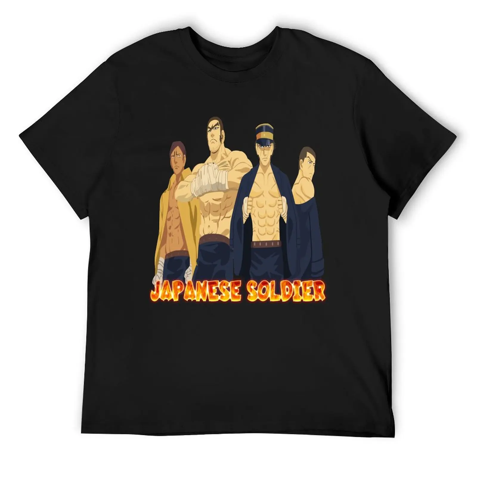 

Japanese Soldier - Sugimoto x Tanigaki x Tsukishima x Koito T-Shirt sports fans anime anime figures mens big and tall t shirts