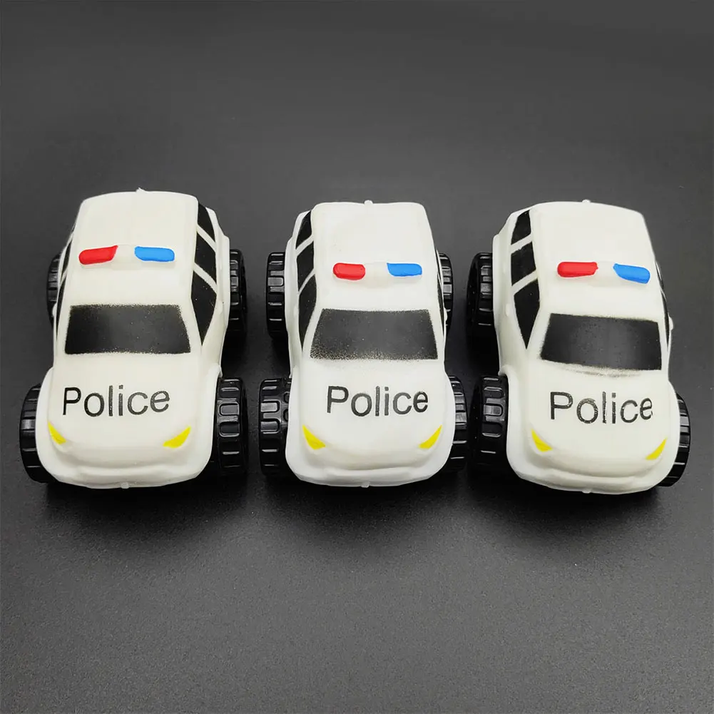 Polices Car Model Toy For Kids Educational Pull Back Car Plaything For Toddler Kids