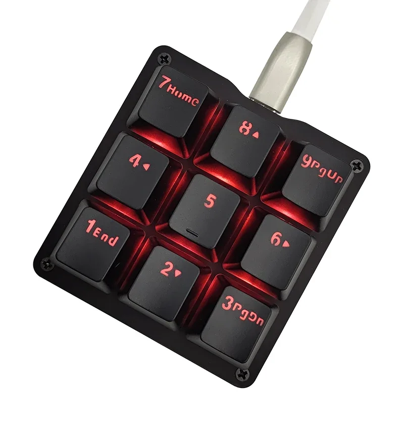 9-key Mechanical Keyboard Osu Audio Macro Programming Custom Drive-free Plug-and-play Multimedia Portable Keyboard personality