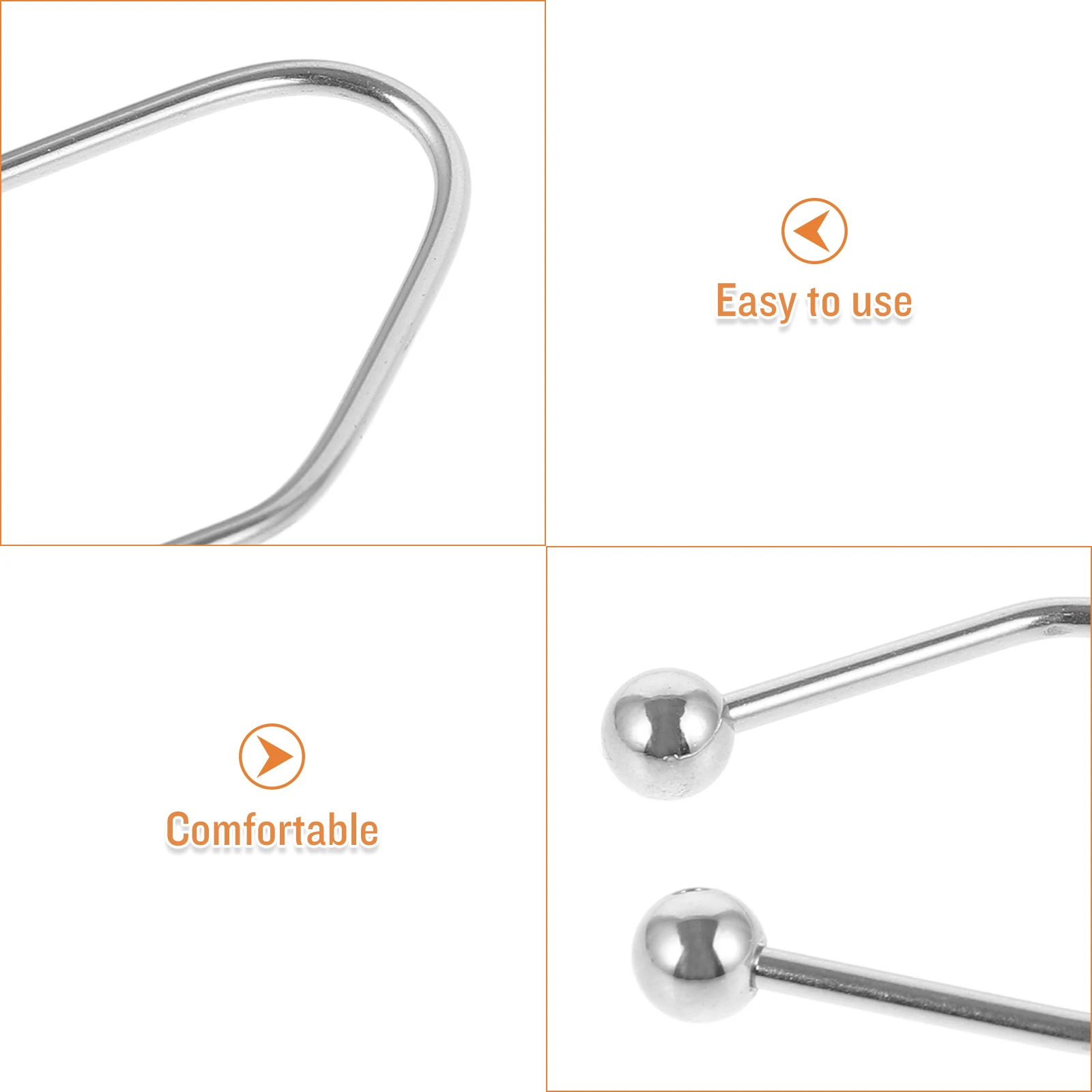 

2 Pcs Dimple Trainer Dimples Shaper Maker Clip Exerciser for Face Making Silver Cheeks Travel