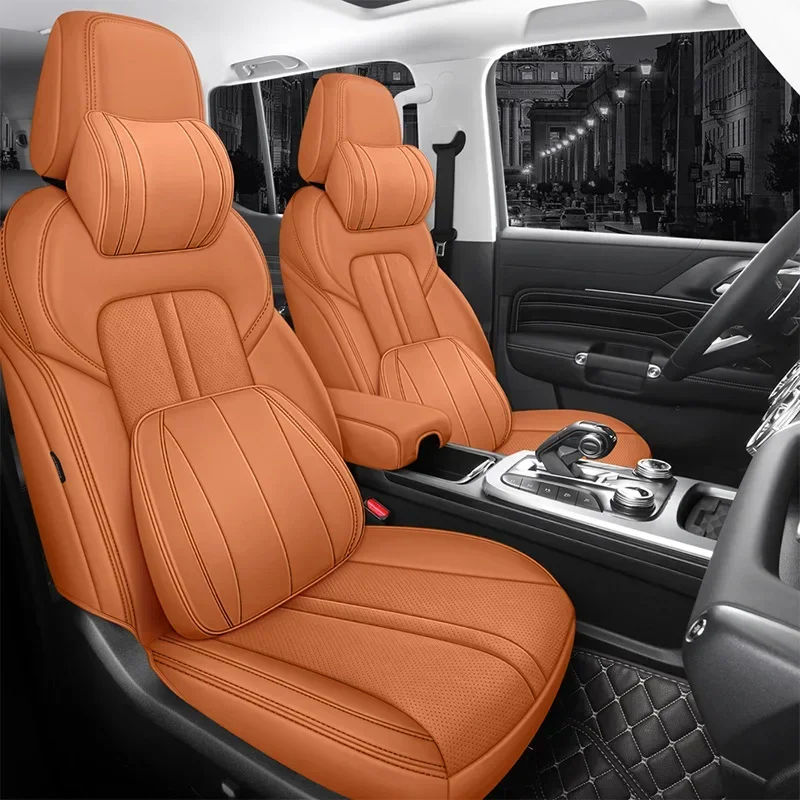 Prix de gros personnalisé Original siège de voiture motif Nappa couvertures en cuir cinq/sept s