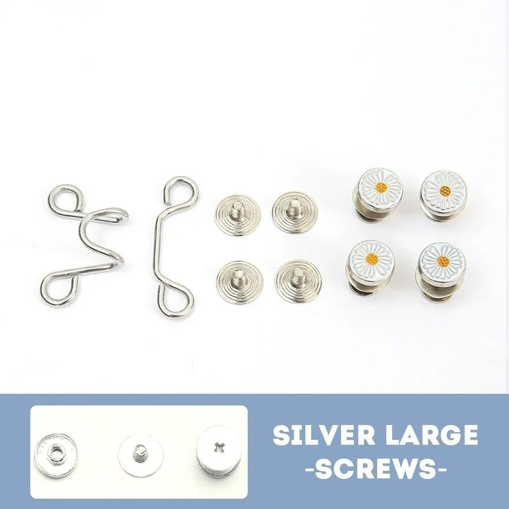 

Clothing Accessories Adjustable Button Pins Easy To Install No Sewing Button Clip No Sewing Required Pant Waist Tightener