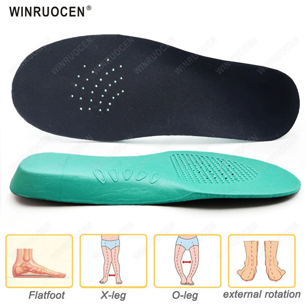 NEW Orthopedic Children Insole EVA Flat Foot Arch Support Kids Leg Health Correction Care Tool Unisex Sport Shoes Pads