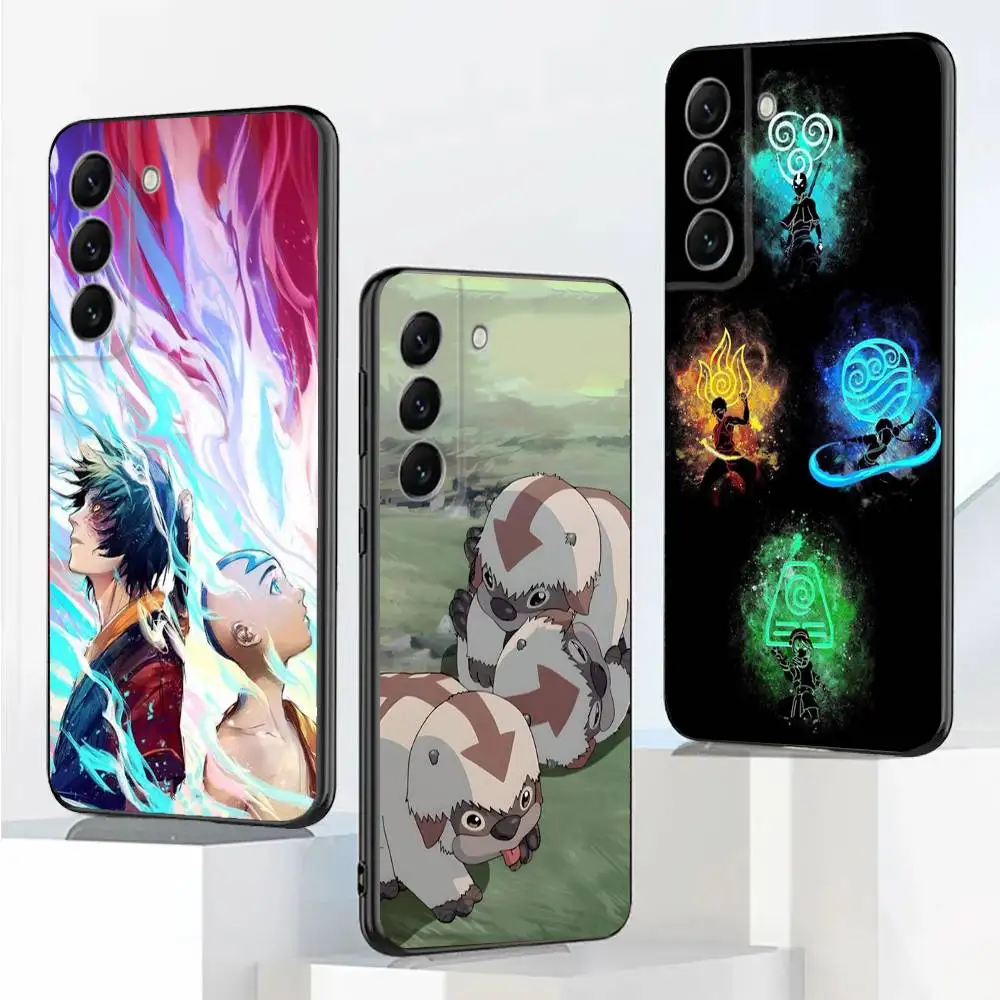 

A-Avatar The Last A-Airbender Phone Case For Samsung Galaxy A20,A21s,A22,A31,A32,A52,A53,A72,73,A80,A91 Soft Black Cover