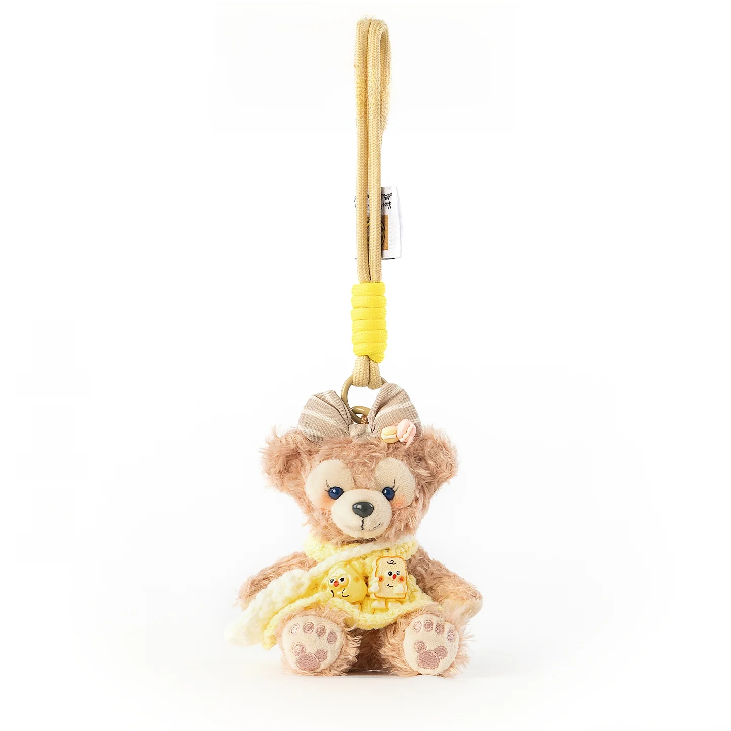 cute-herberry-snowy-bear-plush-toy-bag-charm-keychain-teddy-bear-doll-hanging-decoration-soft-polyester-fiber-animal-toy
