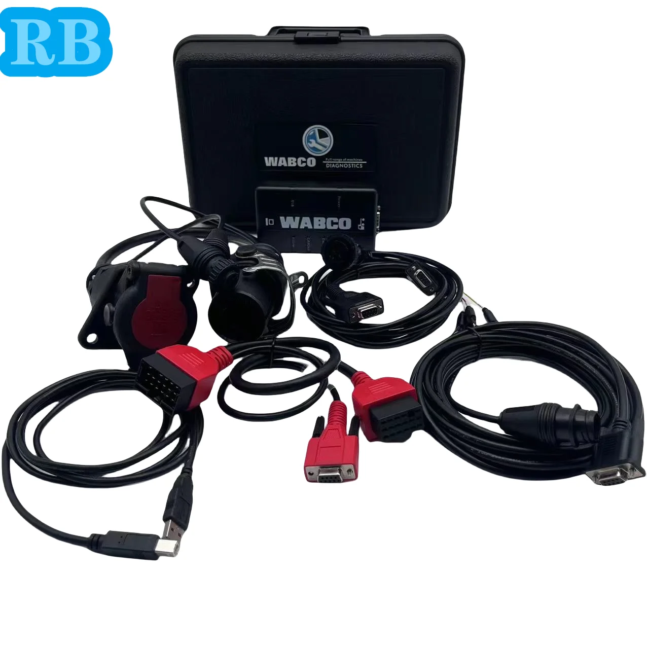 For WABCO Diagnostic Kit (WDI) WABCO Trailer WABCO Heavy Duty Diagnostic Scanner Tool, add cable, includes software