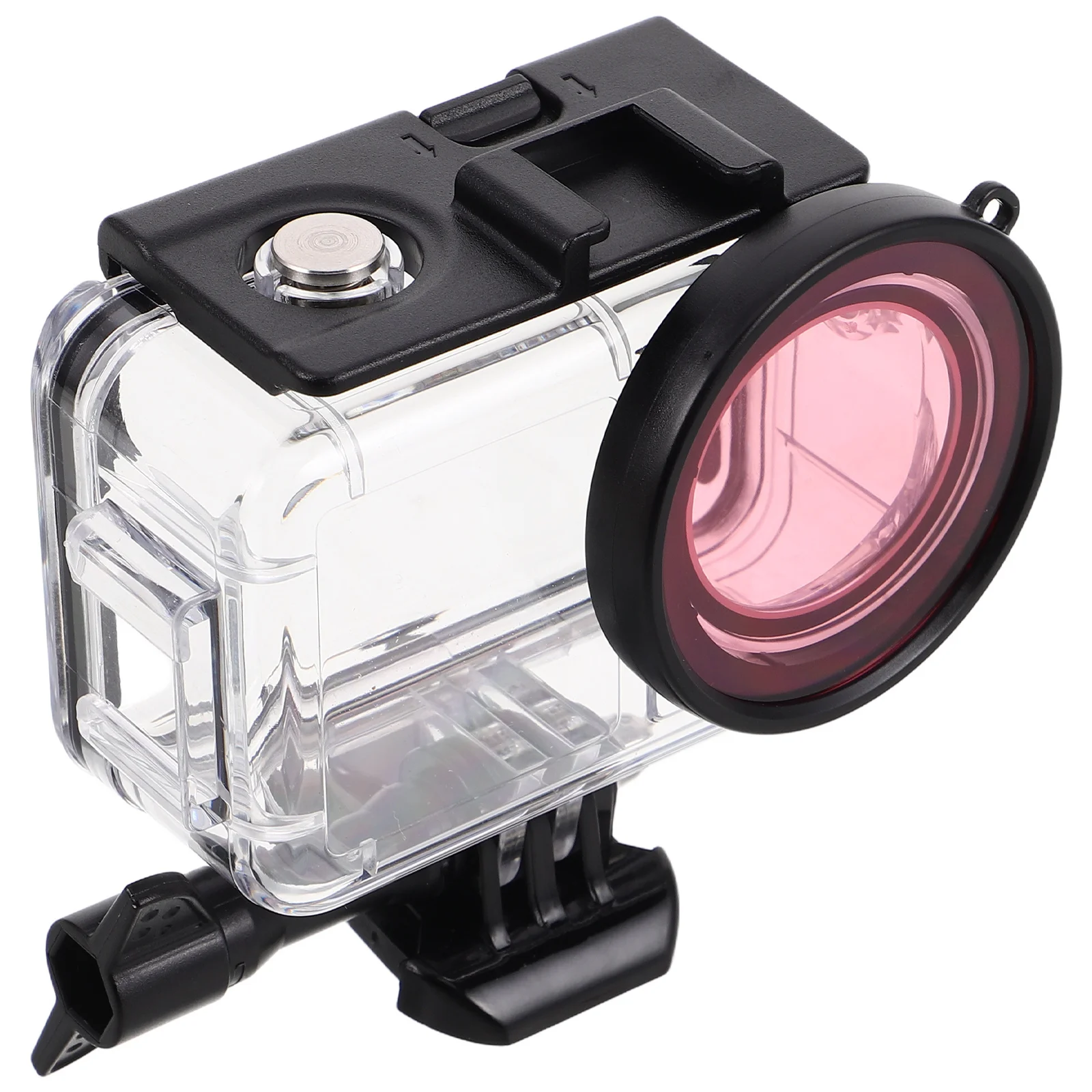 Waterproof Housing Dual Cold Shoe Mounts For Digital Camera Protection Underwater Case Portable Sturdy Shell Camera Accessories