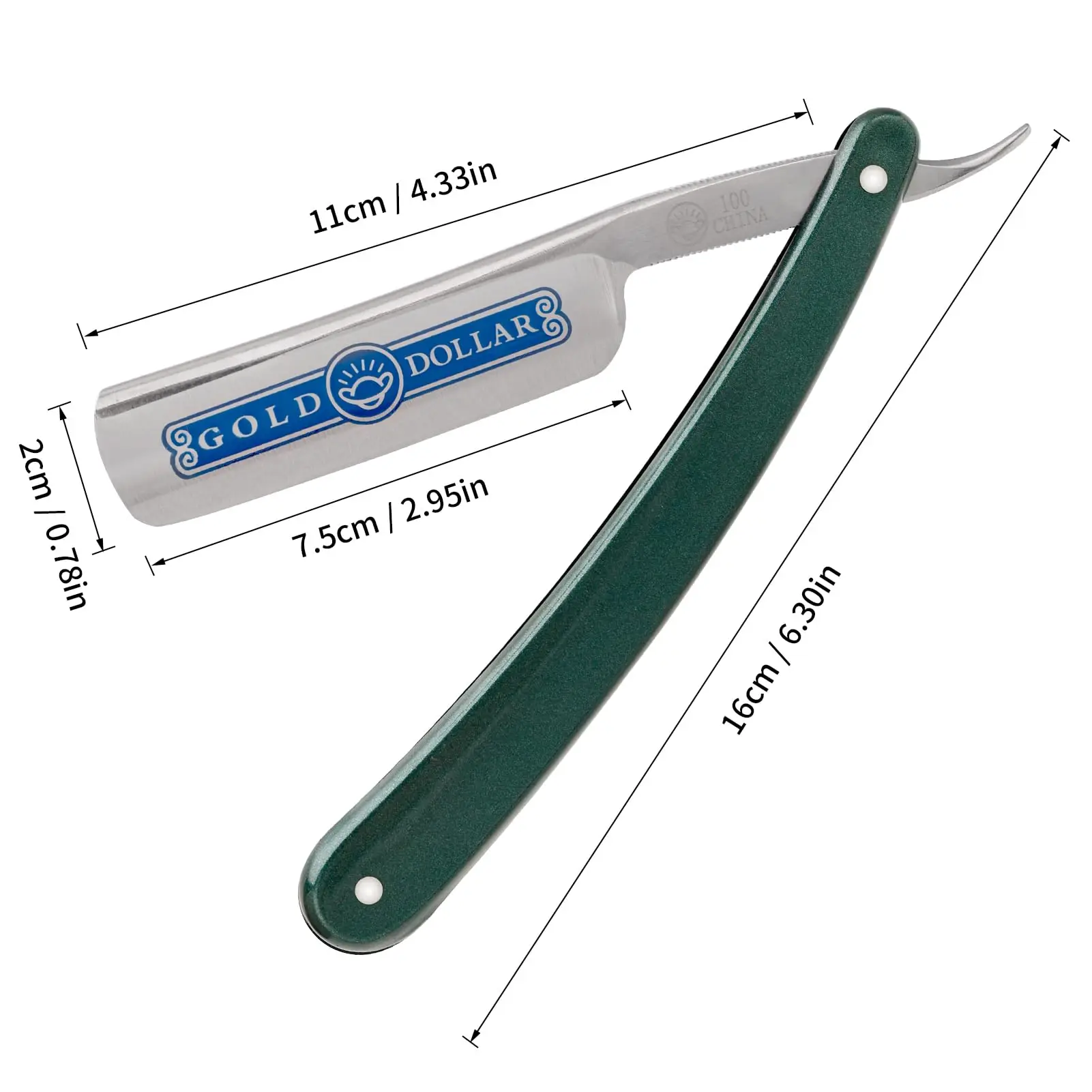 Рисунок 3 - 4 типа Парикмахерская бритва с