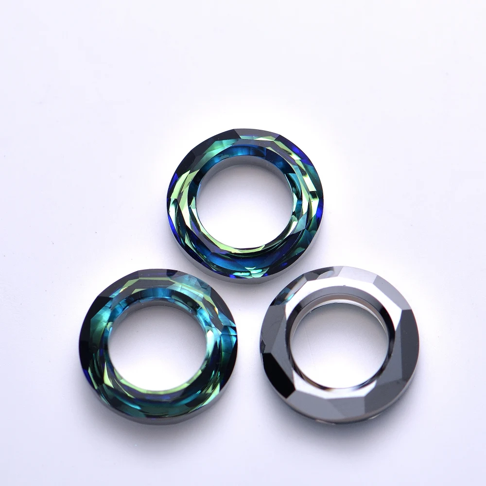 (1 piece) Original Crystals from Austria 4139 Cosmic Ring Beads Fancy Stone Loose Rhinestone for DIY Jewelry Making