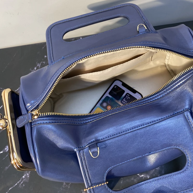 Vintage Double Entry Satchel B - Luxury Bags Entry recension och pris