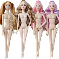 1/6 Super Model Doll Figures Joints Movable Curl Purple Hair Solid Doll 30cm Fashion Face Mold Boys Girls Birthday Gift