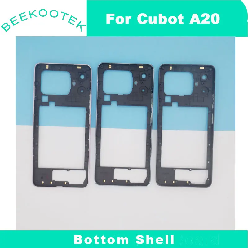Nuevo Original Cubot A20 cubierta de batería cubierta trasera Sub LCD pantalla táctil carcasa inferior para teléfono inteligente Cubot A20