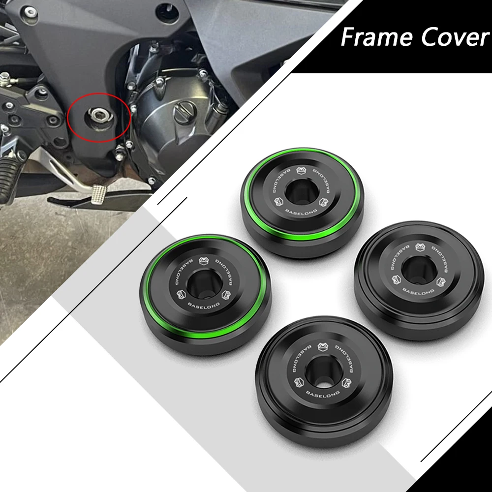 For Kawasaki Z1000 Z1000SX Ninja 1000 1000SX 2011-2021 2020 Motorcycle Accessories Frame Hole Cover Screw Caps Decorate Plugs