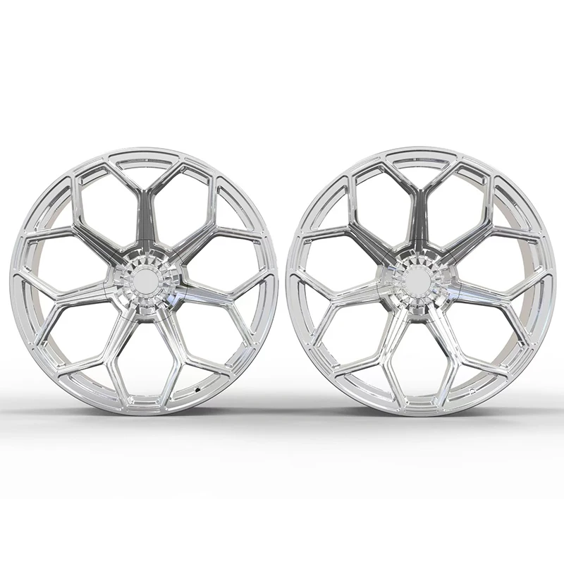 BORUI Customized 18-26 Inch Aluminum Alloy Wheels With Multi Spoke Forged Wheels, Size 5x112 5x114.3 5x120 5x130 Large Concave