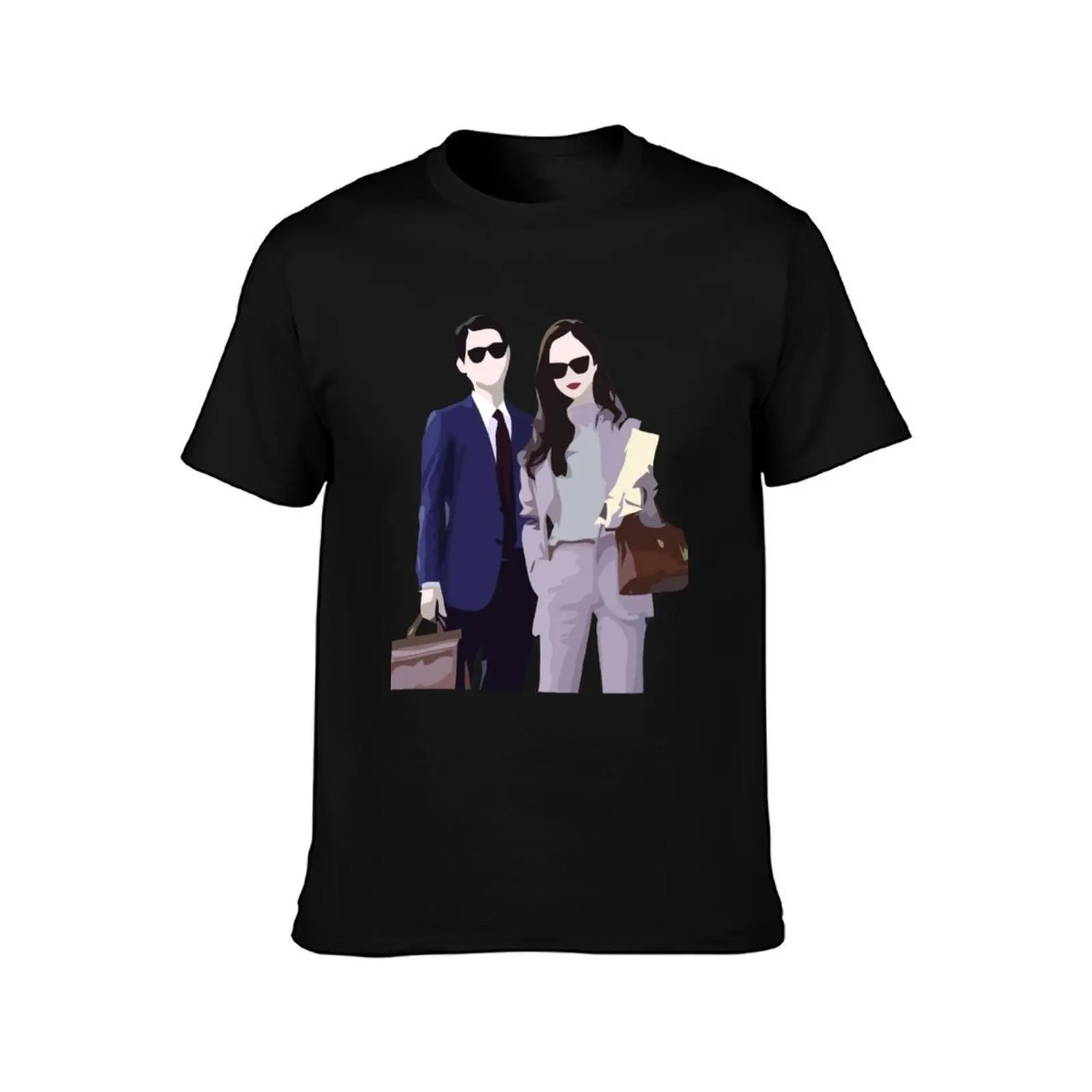 Vincenzo kdrama Song Joong ki and Jeon Yeo been T-Shirt Soft Casual Short Sleeve Cotton Tee