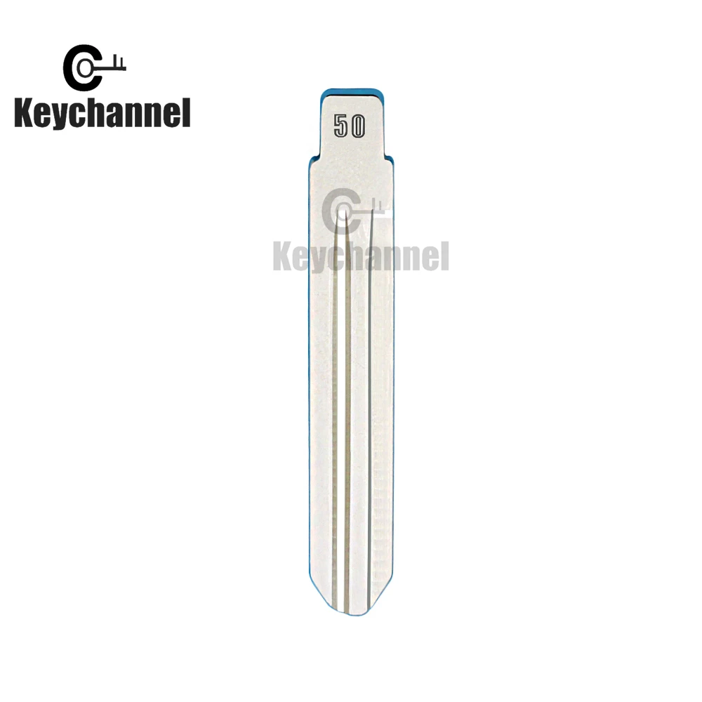 keychannel 10PCS #50 KD Blade HY16 Blade NO. 50 Uncut Car Key Blank For KEYDIY VVDI Remote For Hyundai ACCENT ELANTRA For Kia