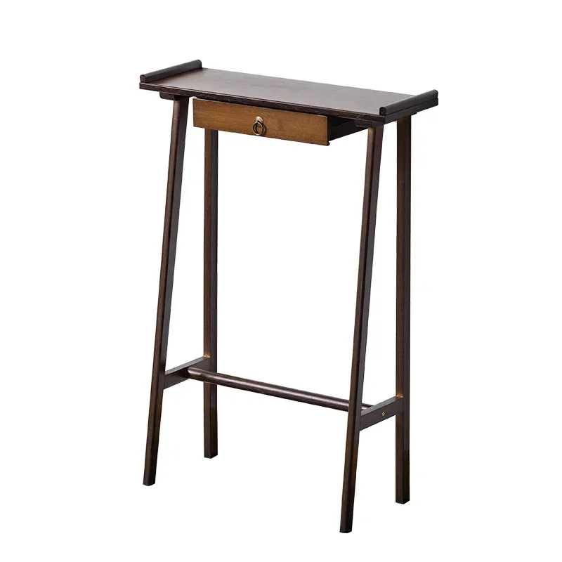 New Chinese Style Porch Table By Wall Belt Drawer Wood  Living Room Narrow Table Contracted Auxiliary Furniture