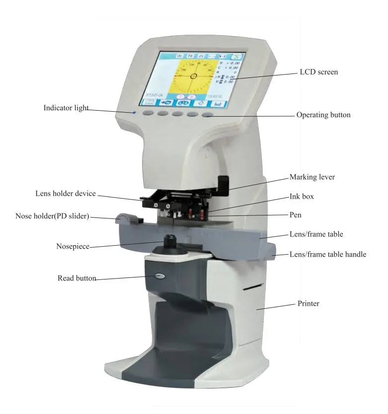 L-800 Digital Lensmeter with 1-Year Warranty Low Price Offered
