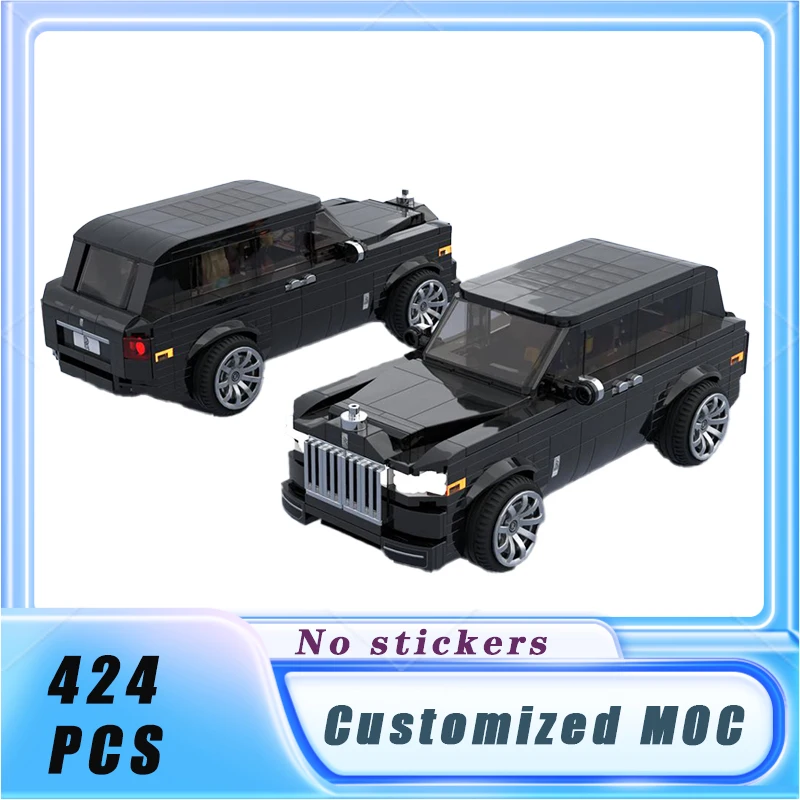 Classical Vehicle MOC 8-width Champion Car Building Blocks Model Bricks Sets Assemble Display Children's Toys Gifts