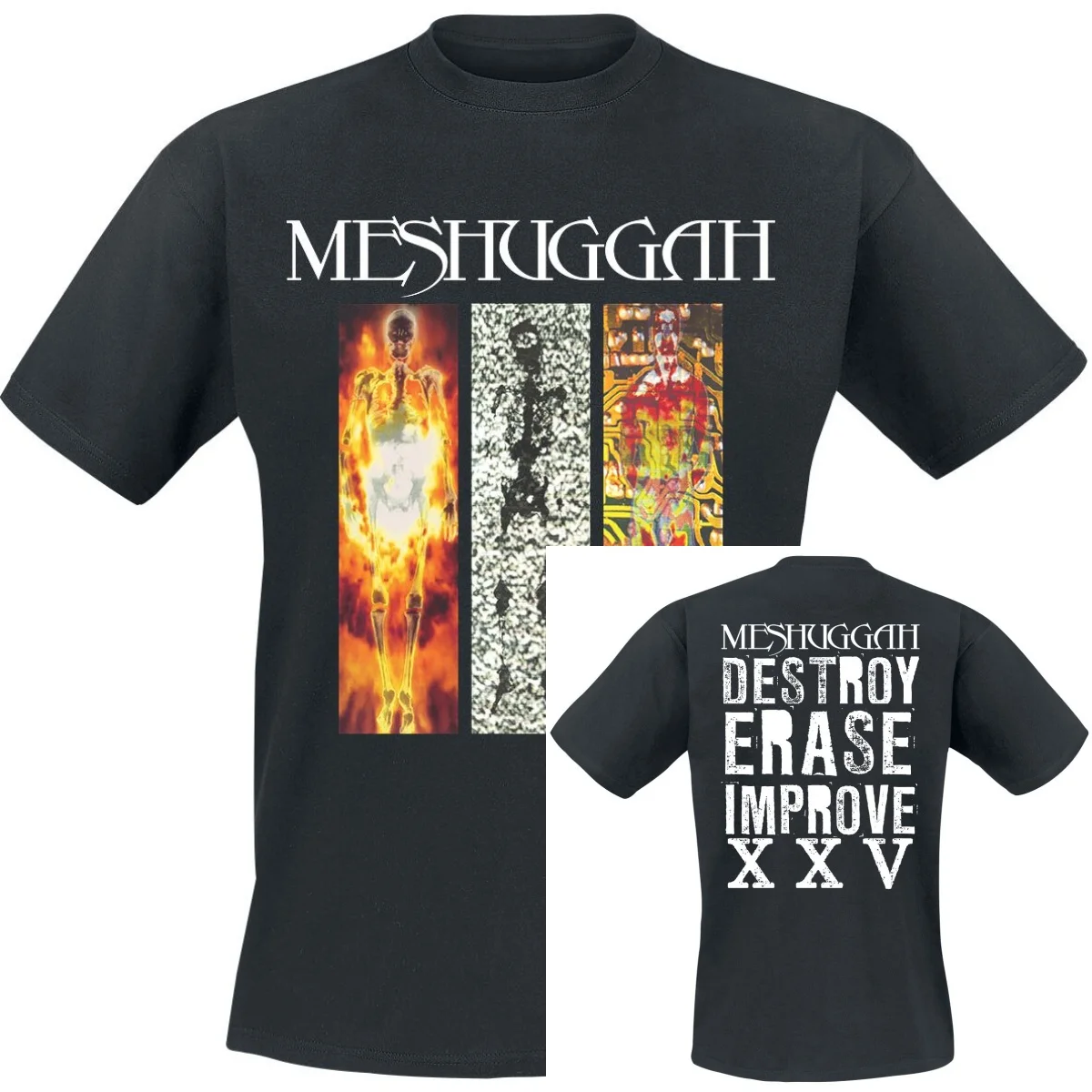 Meshuggah Graphic Cotton Band T-shirt Unisex Summer Short Sleeve Fashion Brand Tee Luxury Casual Vintage Tees