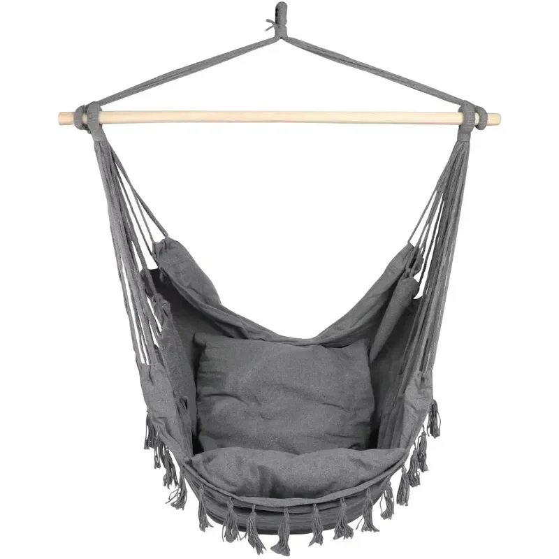 Hammock Hanging Chair with Mesh Rope Swing Tent Outdoor Max 330 lbs