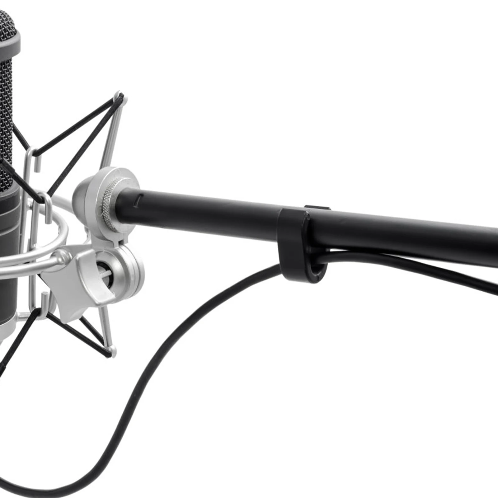 

10pcs Plastic Mic Cable Clamps Clips Universal Microphone Accessories Durable Cable Clamps For Home Studio Stage Use