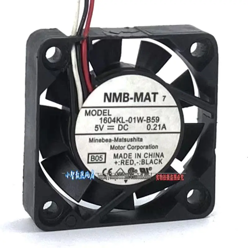 ORIGINAL 1604KL-01W-B59 5V 0.21A 4010 40*40*10mm NEW COOLING FAN RADIATOR