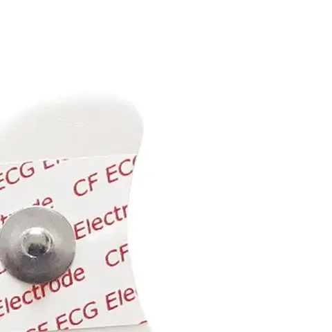 50 قطعة كل حقيبة 2439 رغوة بيضاء المتاح ECG منصات القطب التصحيح الطبي ECG EKG اكسسوارات لحجم المريض الطفل #2