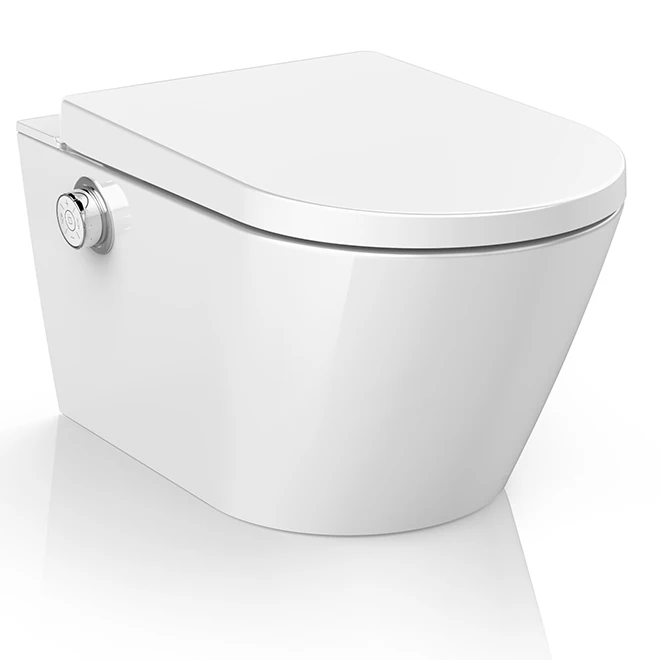 Rimless Electronic Toilet Suspended Smart Toilet Bidet Soft Cover Japanese Toilet Seat