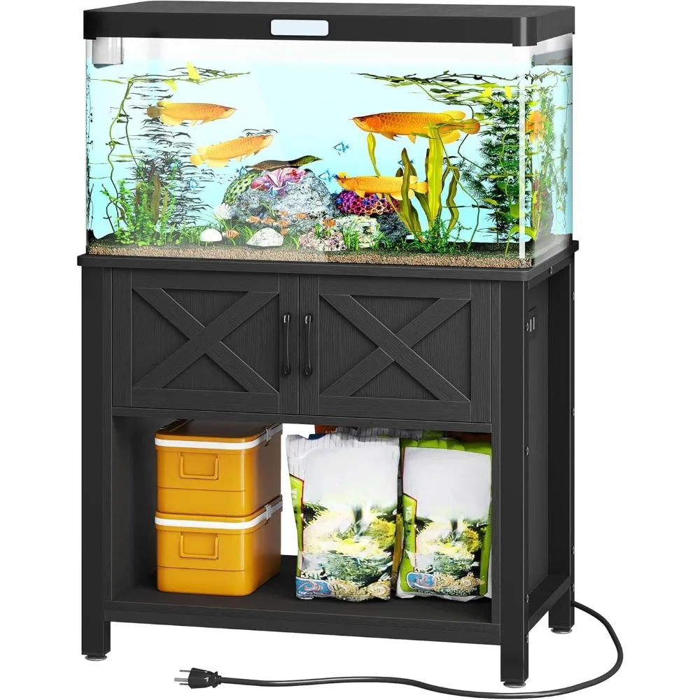 YITAHOME Heavy Duty 40-50 Gallon Aquarium Stand mit Stromausgängen – Eine detaillierte Bewertung