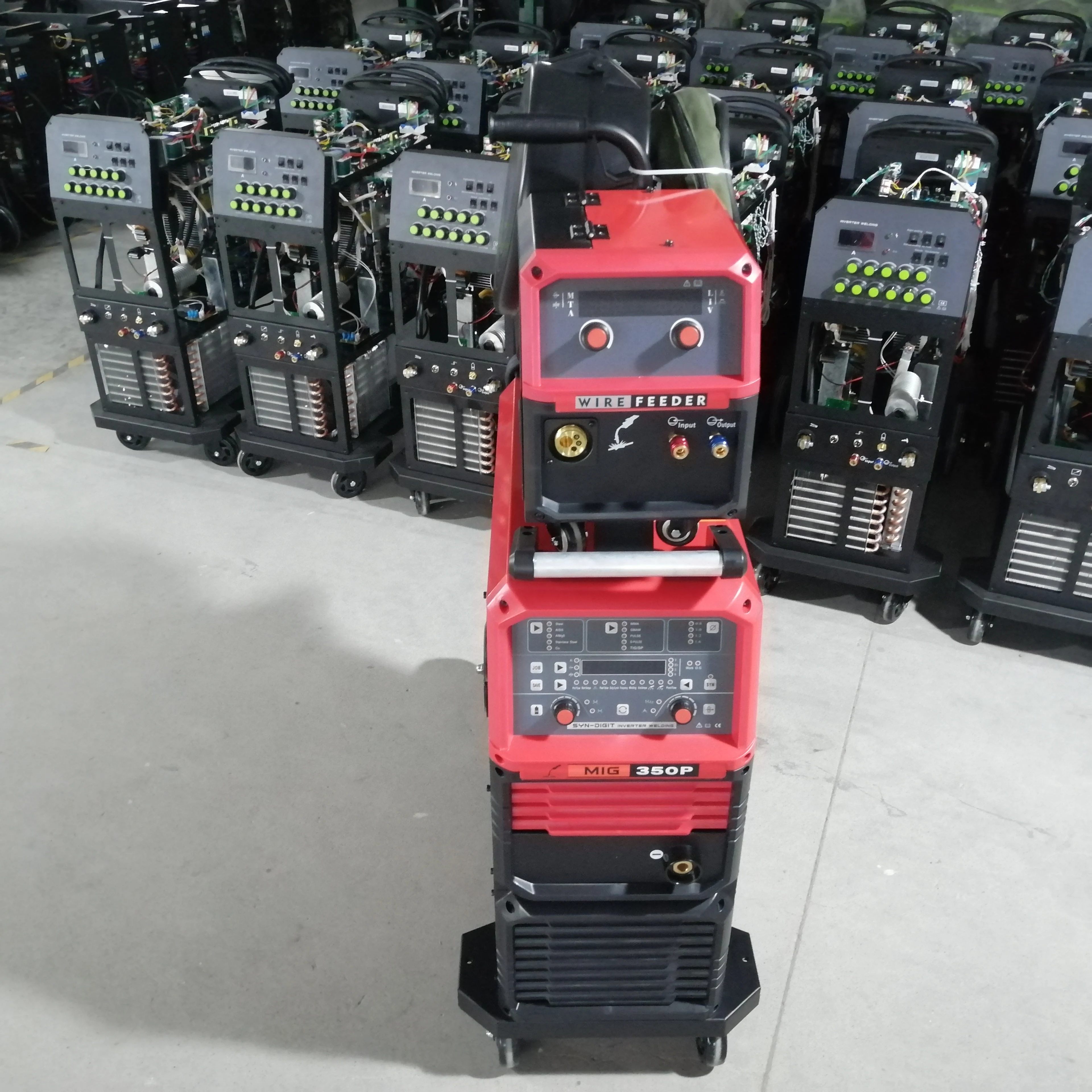 Can Be Customized Kindarc 3 In 1 Welder For Aluminium Steel High Speed Double Pulse MIG Welders MIG-500 Water-cooling