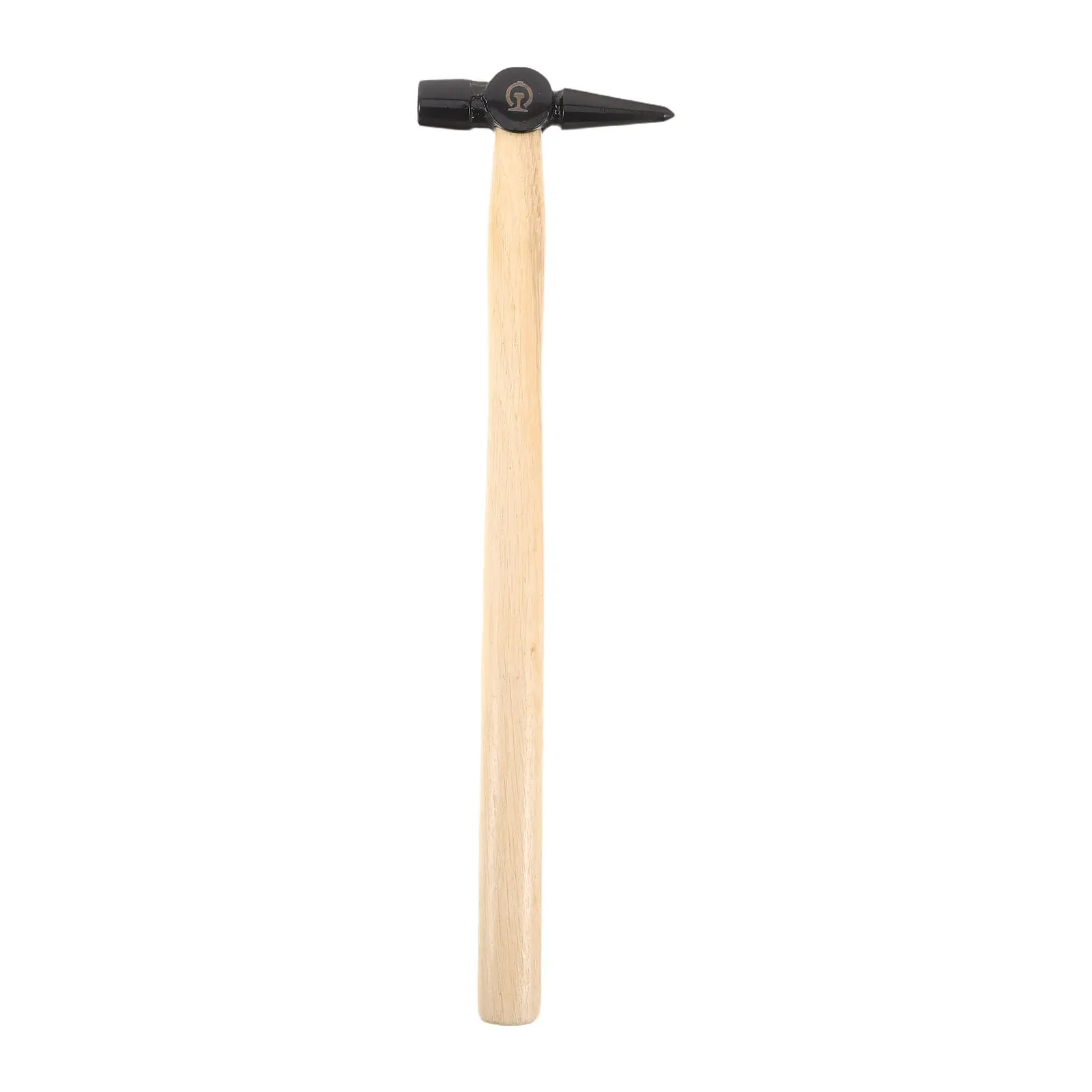 Martillo de Inspección Ferroviaria con Punta Puntiaguda de 40 cm, Martillo de Acero para Desgaste, Mango de Madera, Herramienta de Reparación y Mantenimiento de Locomotoras y Barcos