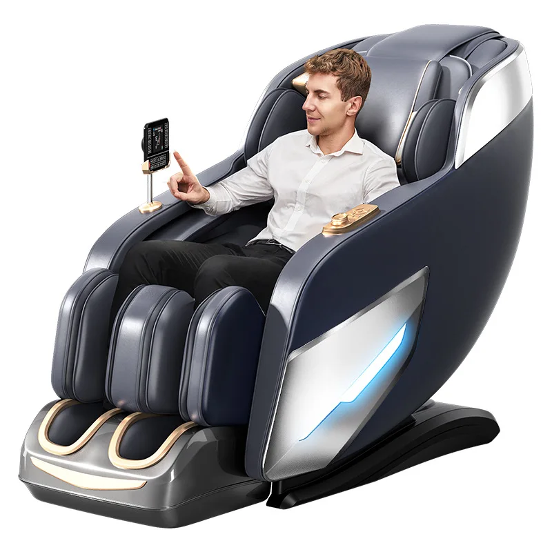 

Full Body Multi-function Voice-activated Massage Chair Home SL Dual Track Space Capsule Luxury Massage Chair