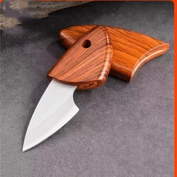 Portable Blade EDC Kitchen D2 Fruit Multifunctional Unpacking Knife Sheath Outdoor Camping Kitchen Accessories High Quality