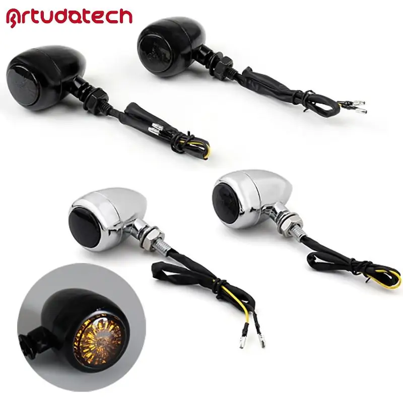 

Светодиодные указатели поворота мотоцикла Bullet для Harley Chopper Cafe Racer