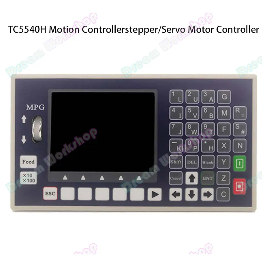 TC55H 1/2/3/4 Axis CNC Controller System G Code Motion Control Spindle Control Panel Engraving Milling Machine Controller