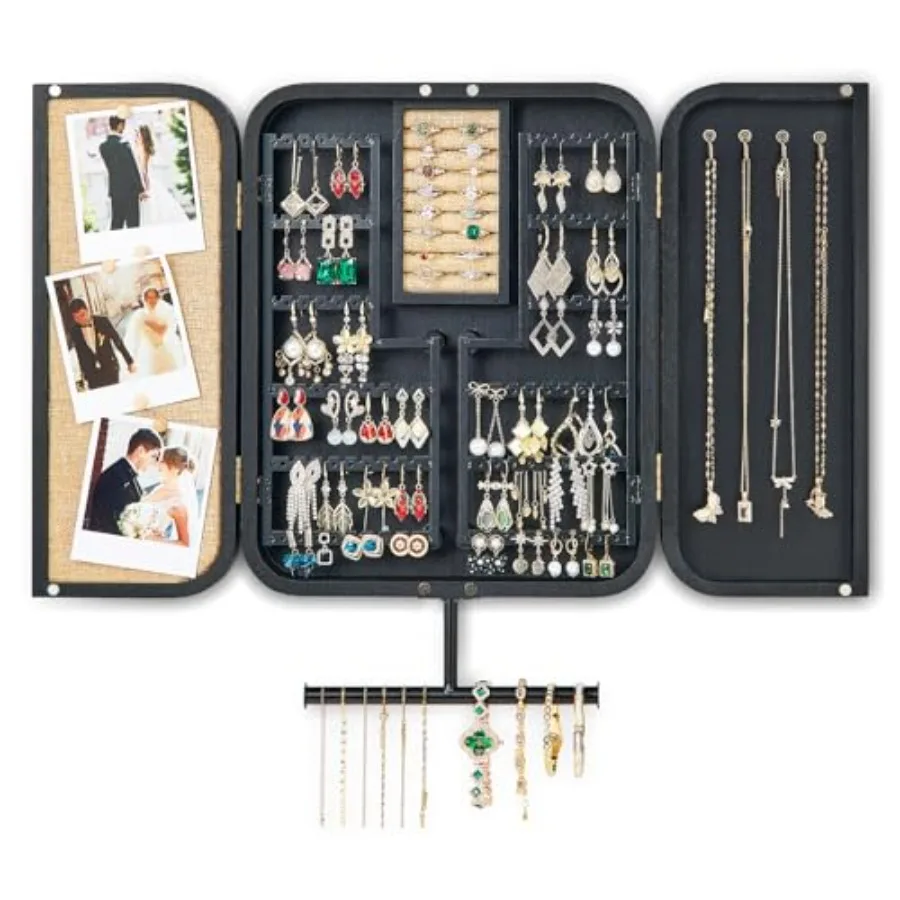 

Hanging Jewelry Organizer Wall Mounted Jewelry Organizer for Earring Holder Organizer Jewelry Cabinet Holder Jewelry Storage Bo
