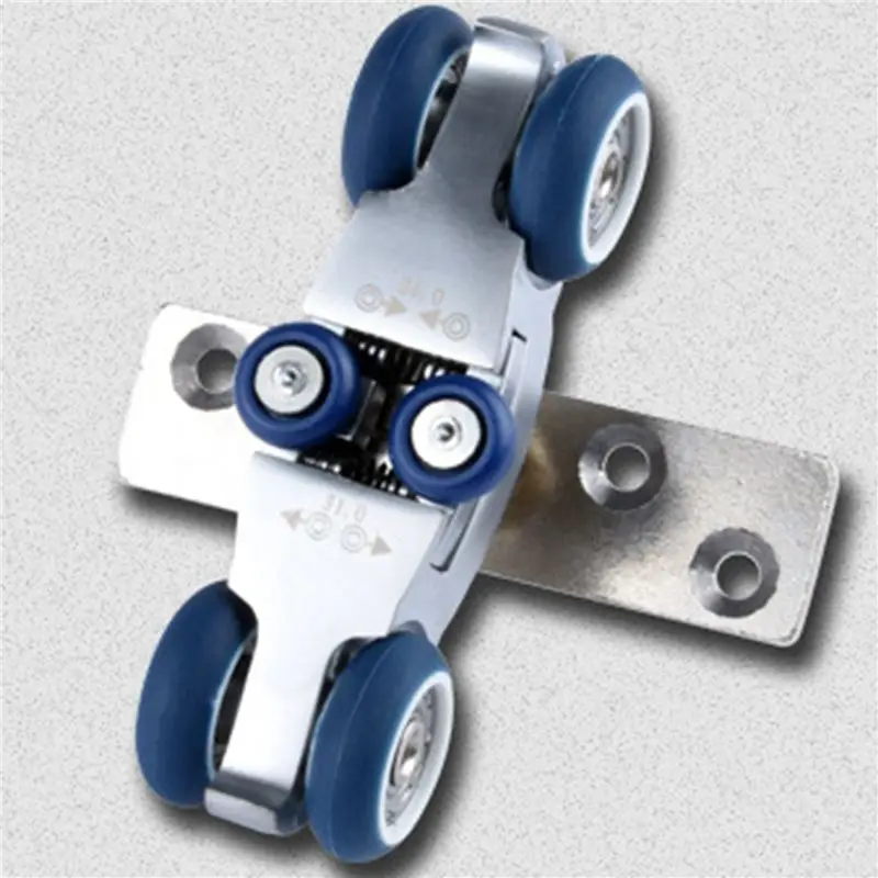 4X Bifold Door Hardware Wooden Sliding Door Pulley Furniture Hardware Wheel Barn Door Roller-AT36 view 4