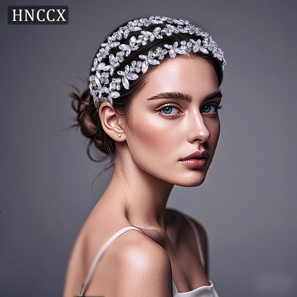 

YouLaPan Luxurious Bridal Wedding Headbands Handmade Multi Layer Water Diamond Exquisite Women's Banquet Hair Accessories HP777